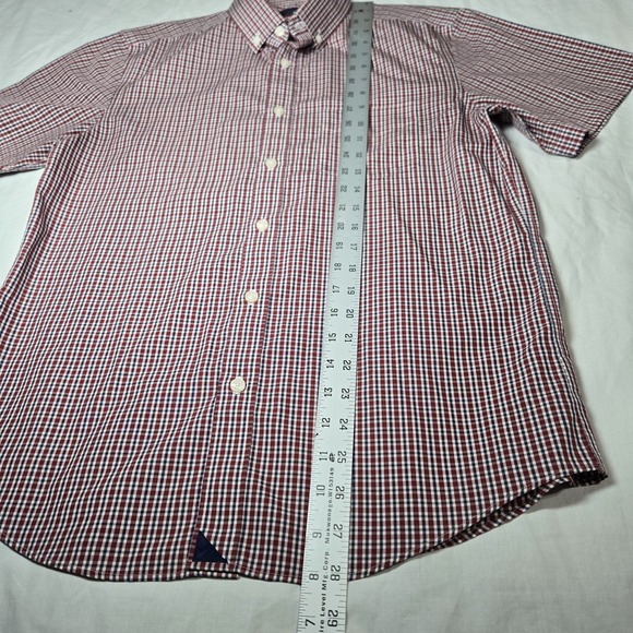 Untuckit Slim Fit Wrinkle Free Short Sleeve Button Down Shirt Mediu No Care Tag - Picture 4 of 8
